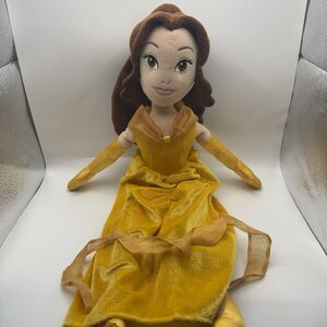 Belle 19" Disney Store Plush Doll Beauty And The Beast Yellow Dress